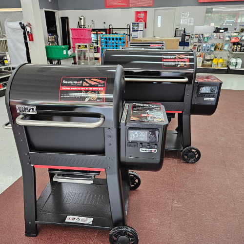 Outdoor grilling supplies inside of Grand Rental of York
