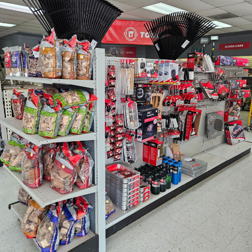 Outdoor grilling supplies inside of Grand Rental of York