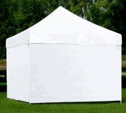 Tent Side 10' White Panel