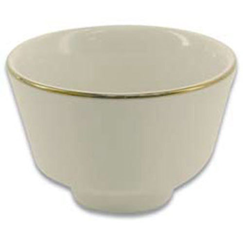 Boullion Cup (Ivory w/ Gold Trim)