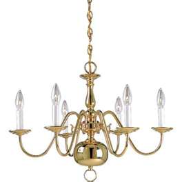 Chandelier - Brass